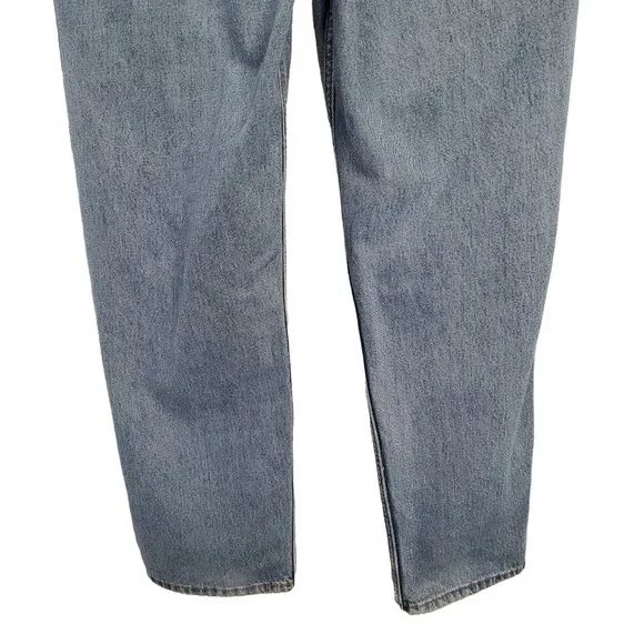 Levi's 550 Mens Size 42 x 30 Jeans Blue Denim Relaxed Tapered Leg #005504886